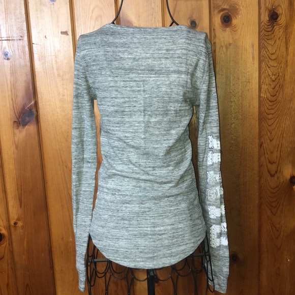 Victoria’s Secret PINK Thermal Sleep Henley Top I only sleep in pink size small - Picture 8 of 8